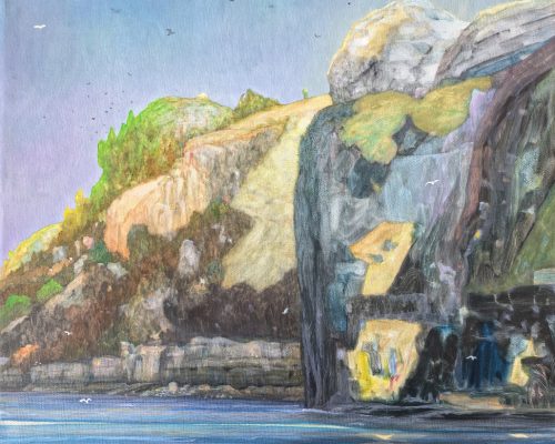 Баранов Андрей «Гора». Холст, масло, 57х5бсм