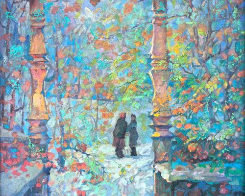 Бузеров В.Н. «Соперница» Холст, масло, 70х70см, 2002г.